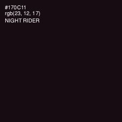 #170C11 - Night Rider Color Image